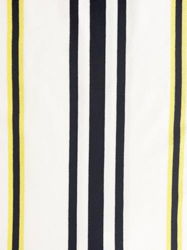 Status Quo Striped Contrast Polo T-Shirt White