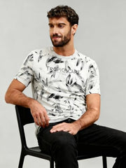 Status Quo Tropic Script T-Shirt White