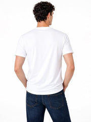 Status Quo White Graphic Print T-Shirt
