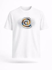 Status Quo White Graphic Print T-Shirt