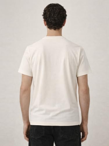 Status Quo Leopard Head Placement-Print T-Shirt Off White
