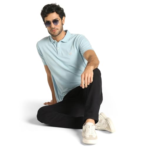 Blackberry Men Yonk Fit skinny stretchable jeans in navy, size 34, showing front view with classic denim texture and fit details.