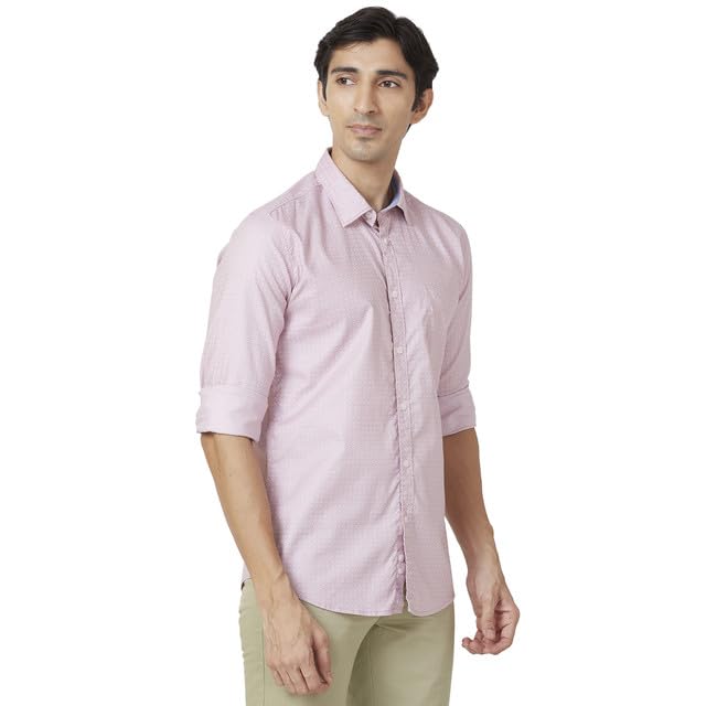 Parx Slim Fit Red Casual Shirt for Men