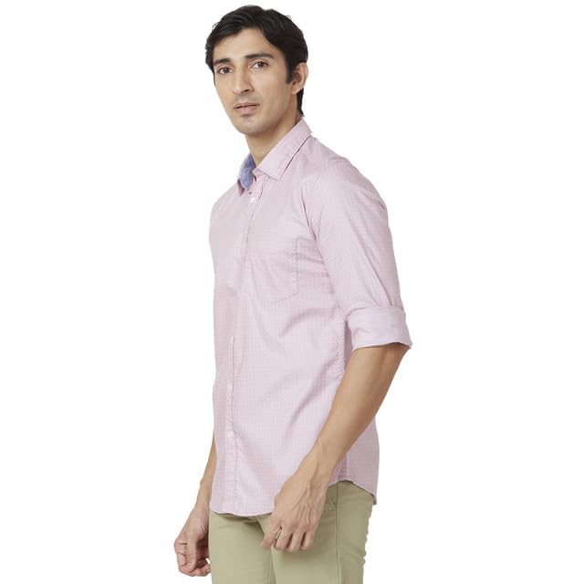 Parx Slim Fit Red Casual Shirt for Men