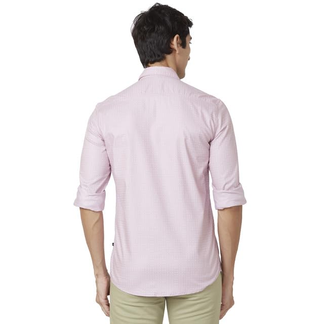 Parx Slim Fit Red Casual Shirt for Men