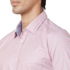 Parx Slim Fit Red Casual Shirt for Men