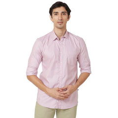 Parx Slim Fit Red Casual Shirt for Men
