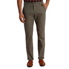 Colorplus Slim Fit Green Casual Trouser for Men
