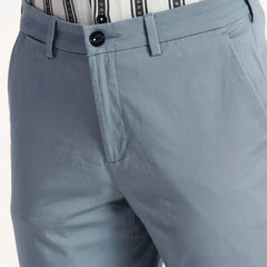 Colorplus Slim Fit Blue Casual Trouser for Men