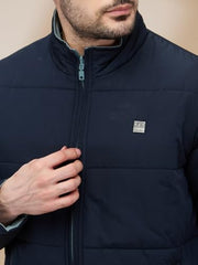 Colorplus Men Regular Fit Solid Pattern Pure Polyester Spread Collar Full Sleeve Spread Collar Casual Outerwear (Size: XL)-CMOA01083-N6 Dark Green