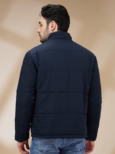 Colorplus Men Regular Fit Solid Pattern Pure Polyester Spread Collar Full Sleeve Spread Collar Casual Outerwear (Size: XL)-CMOA01083-N6 Dark Green