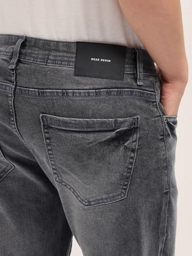 The Bear House Men's Skinny Jeans (DBN-HECT-GY_Grey
