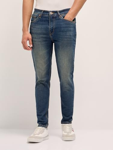 THE BEAR HOUSE Men's Skinny Jeans (DNM-PICA-BL_Blue