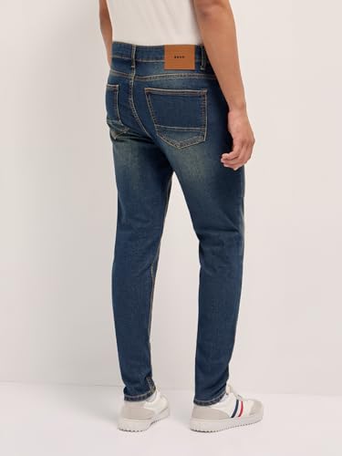 THE BEAR HOUSE Men's Skinny Jeans (DNM-PICA-BL_Blue