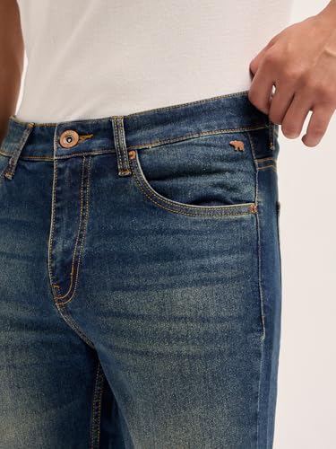 THE BEAR HOUSE Men's Skinny Jeans (DNM-PICA-BL_Blue