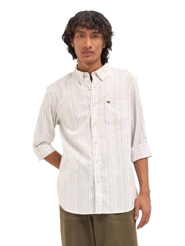 THE BEAR HOUSE Men's Relaxed Fit Textured Shirt