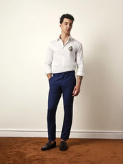 THE BEAR HOUSE Mens Casual Shirt Modern Fit Everyday Wear White