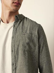 THE BEAR HOUSE Mens Casual Shirt Modern Fit Everyday Wear Green