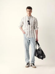 THE BEAR HOUSE Mens Casual Shirt | Comfortable Modern Fit | Trendy Mens Wear Black