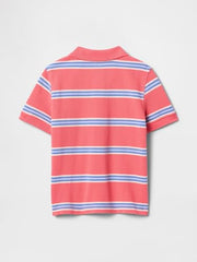 GAP Infants Striped Relaxed Fit Polo T-Shirt, Multicolor, 3Y