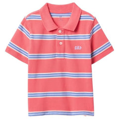 GAP Infants Striped Relaxed Fit Polo T-Shirt, Multicolor, 2Y - Goyalsons ShopMax