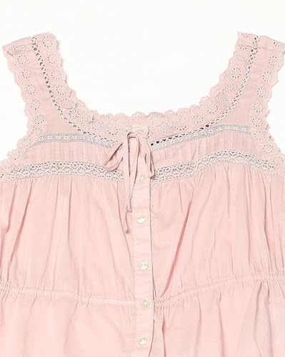 Women Lace Peplum Top, Pink, S