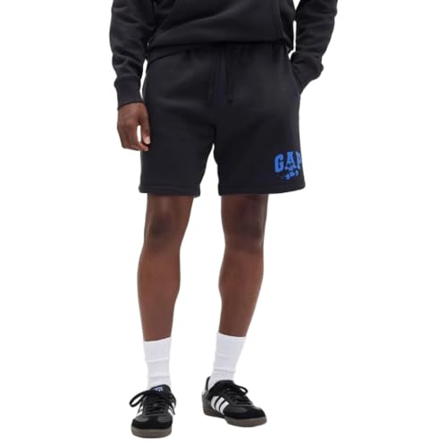 Men's Logo Print Mid Waist Shorts