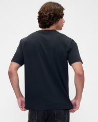 Men's Mickey and Friends Logo Print Crew Neck T-Shirt