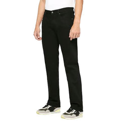 Pepe Jeans Men Mid Rise Regular Jeans (PM207619S913_Black, 30)