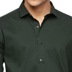 Green Full Sleeved Shirt