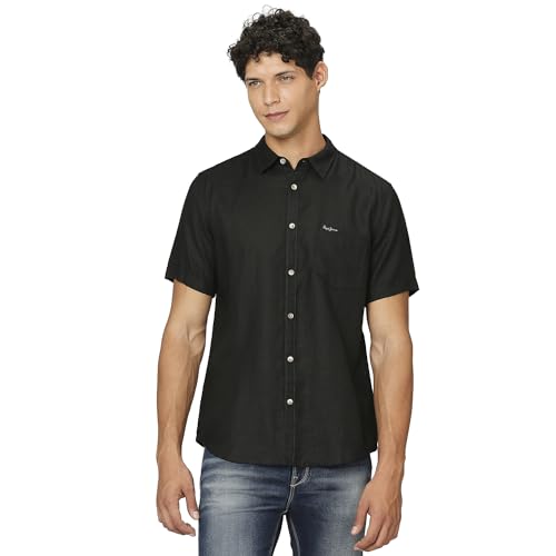 White Short Sleeve Pure Linen Shirt