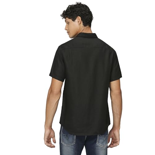 White Short Sleeve Pure Linen Shirt