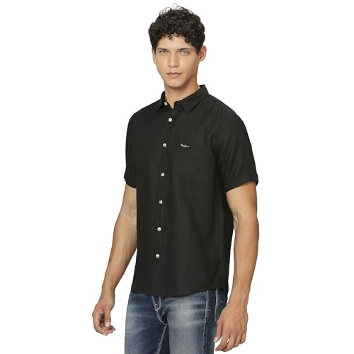 White Short Sleeve Pure Linen Shirt