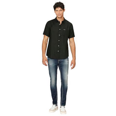 White Short Sleeve Pure Linen Shirt