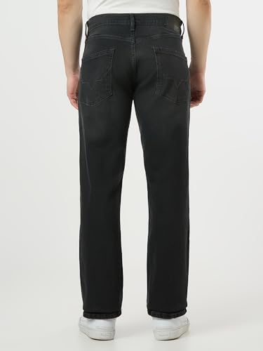 Pepe Jeans Men Black Straight Fit Solid Jeans