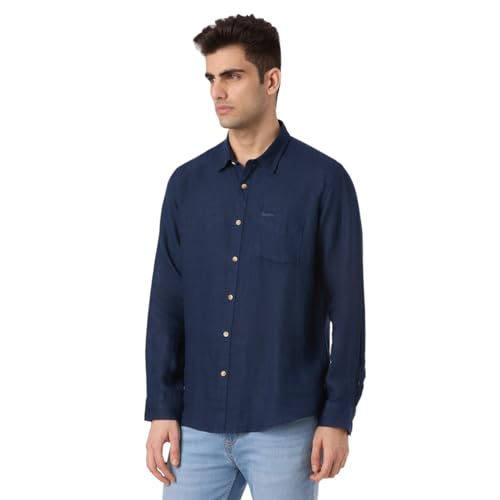 Pepe Jeans Men's Regular Shirt (PM308998_Blue
