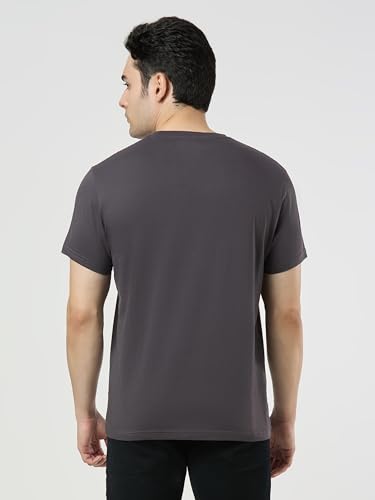 Pepe Jeans Men Grey Printed Short Sleeves Tshirts