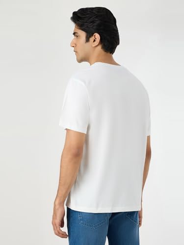 Pepe Jeans Men White Printed Short Sleeves Tshirts
