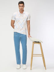 Pepe Jeans Men White Printed Short Sleeves Tshirt