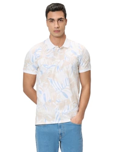 Pepe Jeans Men White Printed Short Sleeves Tshirt