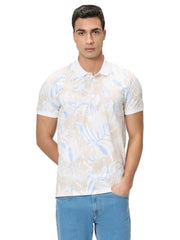 Pepe Jeans Men White Printed Short Sleeves Tshirt