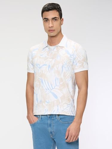 Pepe Jeans Men White Printed Short Sleeves Tshirt