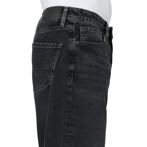 Pepe Jeans Black Relaxed Fit Men Jeans