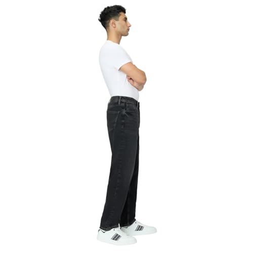 Pepe Jeans Black Relaxed Fit Men Jeans