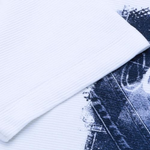 Pepe Jeans Men White Slim Printed T-Shirt