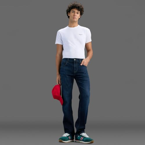 Pepe Jeans Men Dark Wash Stretchable Jeans