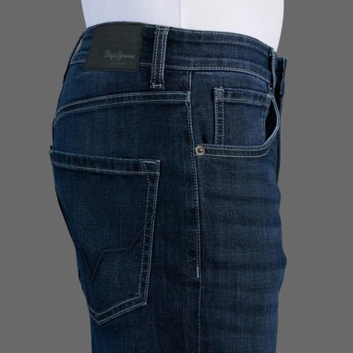 Pepe Jeans Men Dark Wash Stretchable Jeans