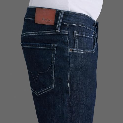 Pepe Jeans Men Medium Wash Stretchable Bootcut Jeans