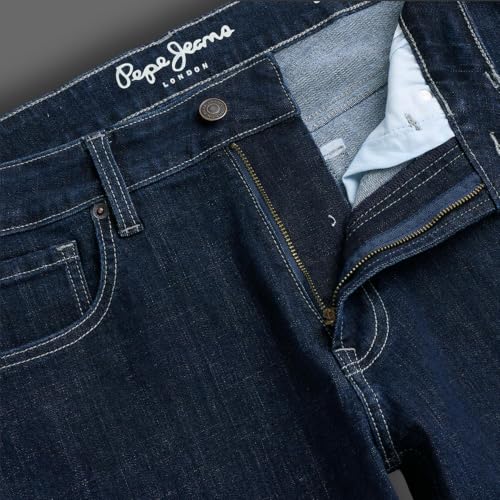 Pepe Jeans Men Medium Wash Stretchable Bootcut Jeans