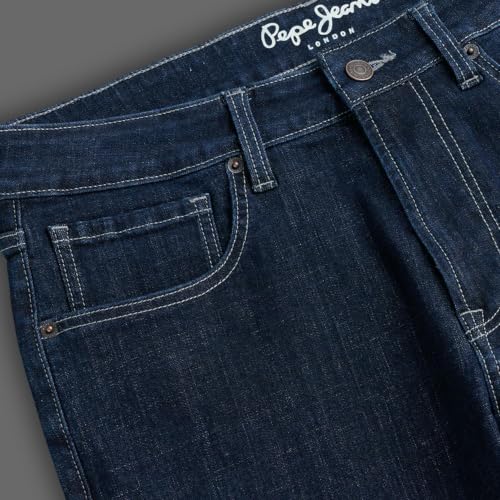 Pepe Jeans Men Medium Wash Stretchable Bootcut Jeans